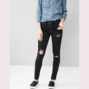 GAP Destructed Girlfriend Jeans